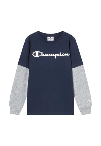 T-shirt à manches longues Champion 307324 pour enfant en coton doux