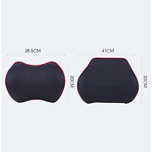 Reposacabezas coche Cabeza de asiento de coche Cuello de cuello de reposo Auto almohada Espacio Memoria Cuello reposacabezas Cubierta de automóvil Asiento de almohada vehicular Cojin cervical coche