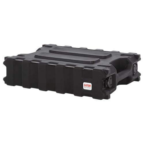 Gator G-PRO-2U-13 Pro Series Shallow Rack Case 2U Rack Size 13 Rackable Depth Heavy-Duty Roto Molded Polyethylene