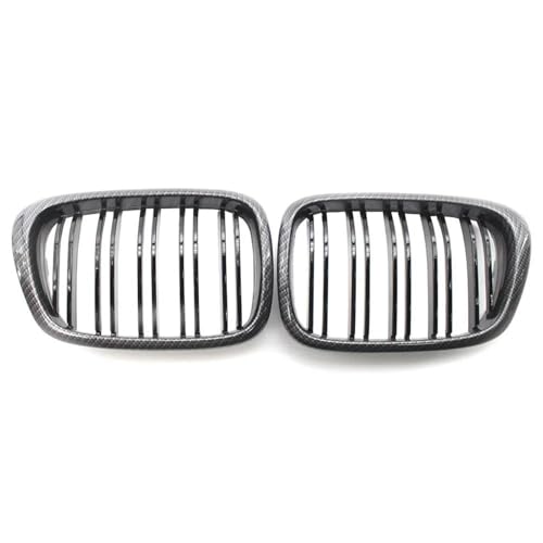 Rejilla parachoques delantero para BMW E39 525i 528i 530i 535i M5, parrilla central negra
