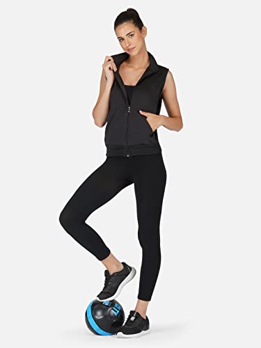 Image of UZARUS Women's Half Sleeves Cotton Fleece Premium Jacket