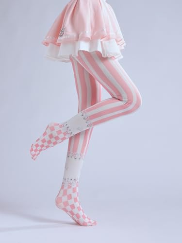 Image of Sahabowi Women's Sheer Tights, Digital Print Designs Stockings