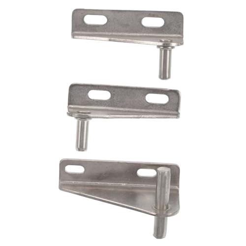 MAGICLULU 3 Piezas Bisagra de Acero Inoxidable para Frigorífico-congelador Comercial de Diseño Robusto y Movimiento Compatible con Puertas Dobles Industriales