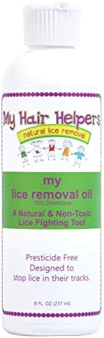 Dimethicone Oil for Lice Removal | Kid-Safe Treatment Naturally Kills Lice and Their Eggs | 8 fl Ounces | Treats 1-2 People