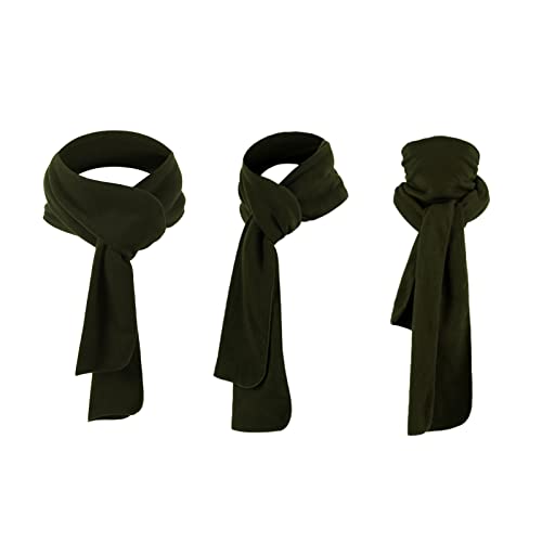 KKcare Cachecol de lã longo masculino feminino para esportes de inverno leve e sólido gola quente ca