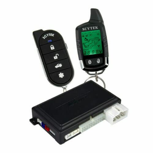 Car Alarm Security System, Keyless Entry 2-Way Lcd Remote Start Scytek A4.2W #TOP1
