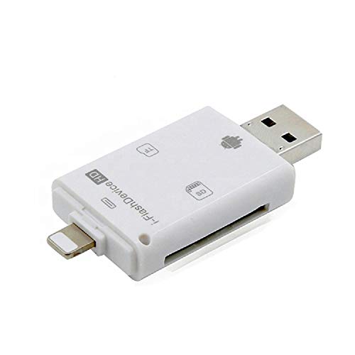 ZMD 3 IN 1 i-Flash Drive OTG iFlash MicroSD Memory Card Reader Adapter
