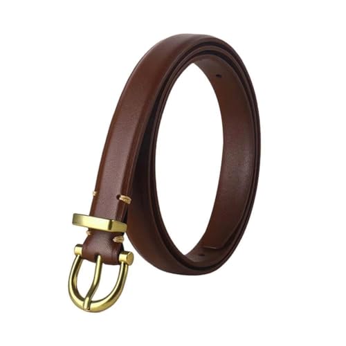 Fashion PU Belts For Women Soft Dress Belt Ladies Thin Skinny Metal Gold Buckle Waistband Strap2