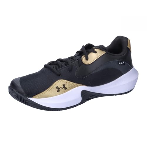 Under Armour Lockdown 7 Low Zapatillas de Baloncesto, Unisex Adulto, Negro, 42 EU