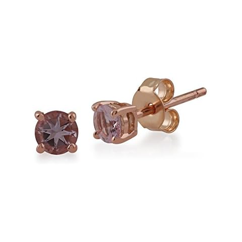 Gemondo 9ct Rose Gold Morganite Stud Earrings Cover