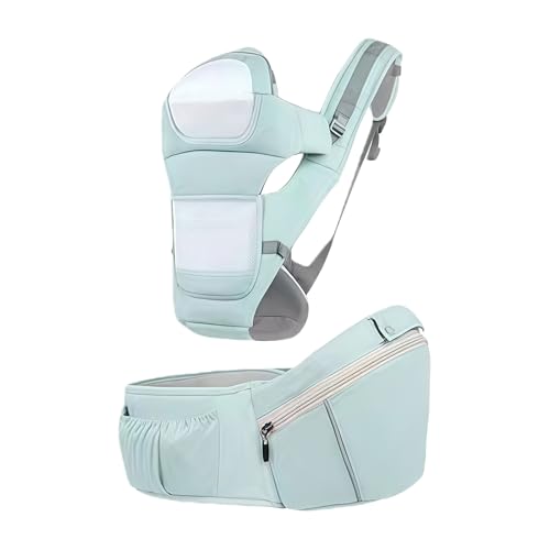 Portabebè,Leggero e Regolabile Fascia da Trekking - Sicuro - Ideale Per Escursioni Viaggi Aerei 0-36 Regalo Per Mamme E Papà