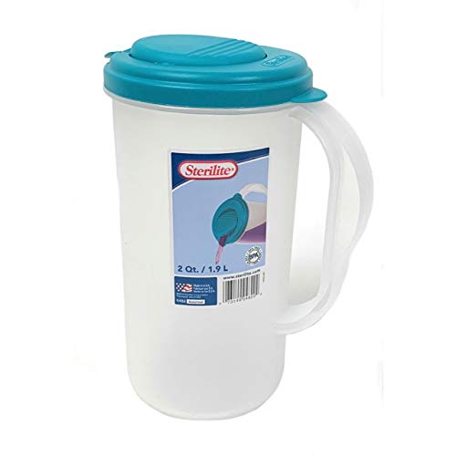 Sterilite Pitcher (Blue-Green / 2 Qt.-1.9L)