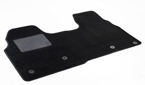 MDM SP-4504 Fußmatten Velours Autoteppich passend für Ford Transit / Custom (Schaltgetriebe) 2014>2019 black