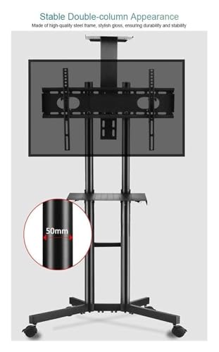 Soporte móvil para TV ajustable para pantallas de 32-70 pulgadas miniatura 6