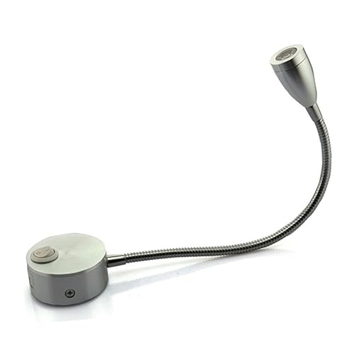 Evita el cansancio ocular con la lámpara de pared LED regulable 360 grados de aluminio para lectura