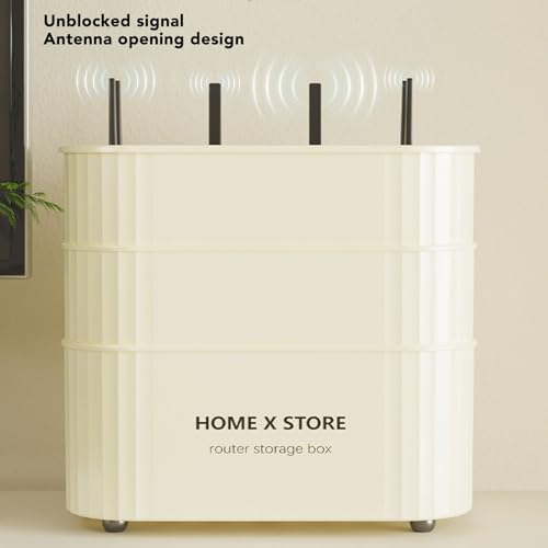 Boîte de rangement WiFi murale pour libérer de l'espace au sol dans l'entrée - 4