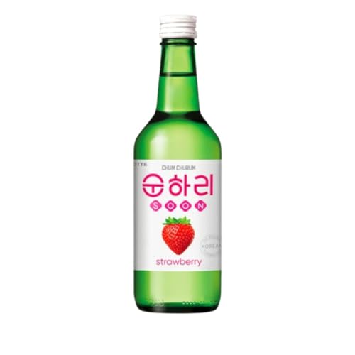 Korean Market | Soju Coreano Sabor Fresa | Chum Churum | 350ml (Alc.12%)