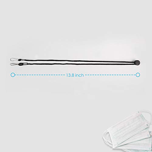 10 Pack Lanyards for Masks, BLScode Convenient Glasses Holder Rope, Ear Pressure Relief Extender Strap Handy with Holder Hanger Around The Neck for Adults and Kids - Thumbnail 4