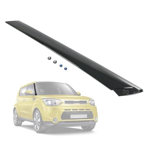 Outer Windshield A Pillar Trim Panel Molding Right Replacement for Kia Soul 2014 2015 2016 2017 2018 2019 Front Passenger Side 86180B2000 1 Pack