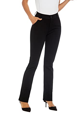 Women's Ease into Comfort Barely Bootcut Stretch Dress Pants3