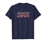 AC/DC Rock Music Band Raw Distressed Logo T-Shirt
