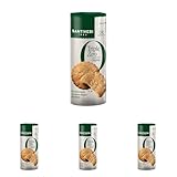 SANTIVERI - Galletas Original Triple Zero, Galletas Crujientes con Avena Integral, Altas en Fibra, Sin Edulcorantes, Sin Azúcar Añadido Ni Gluten, Vegano - 200 g (Paquete de 4)