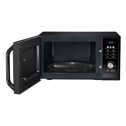 Samsung Forno a Microonde Grill a libera installazione Healthy Cooking MG2AF301TCK/ET, Piatto doratore, QuickDefrost, Microonde + Grill 800 W + 1100 W, 23 L, 49l x 27,5h x 39p cm, Nero - Immagine 2