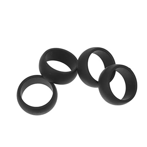 Anillos de silicona para dedos 4 piezas para hombre miniatura 1