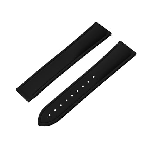 Bracelet montre 20mm 22mm tissu souple avec boucle papillon déploiement