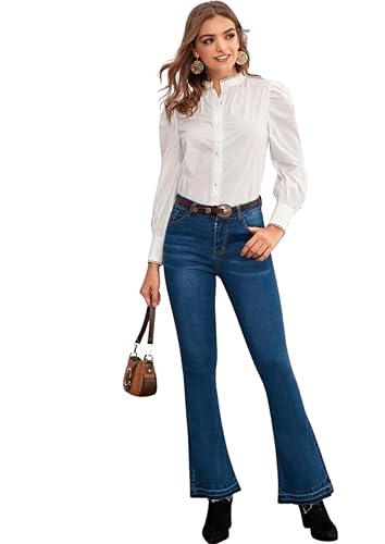 Image of MIZAGO Women's Solid Button Front Shirts