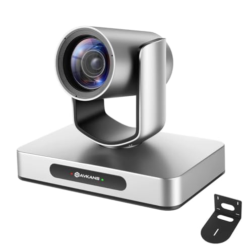 AVKANS 4K NDI PTZ Camera 20X HDMI SDI Auto Tracking PoE