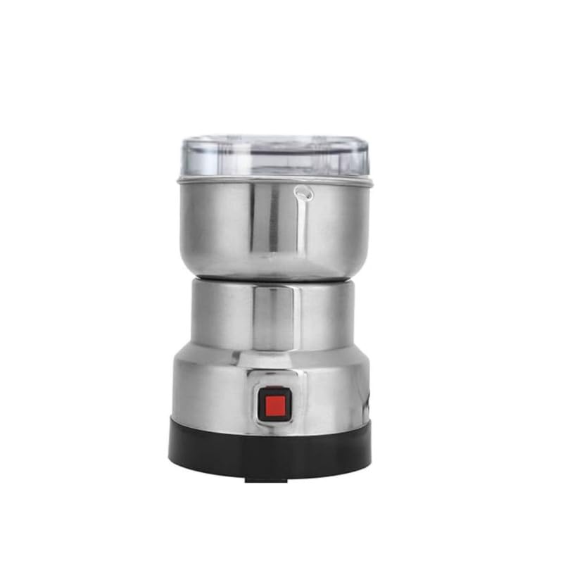 Image of Drumstone 𝟱 𝗬𝗲𝗮𝗿 𝗪𝗮𝗿𝗿𝗮𝗻𝘁𝘆 Electric Stainless Steel Coffee Grinder Machine | 300W Multipurpose Spice, Coffee Bean, Grain & Dry Fruit Grinder | Compact Kitchen Grinding Machine