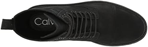 Calvin Klein Men's Lorenzo Ankle Boot, Black Leather, 8.5 | Image 4