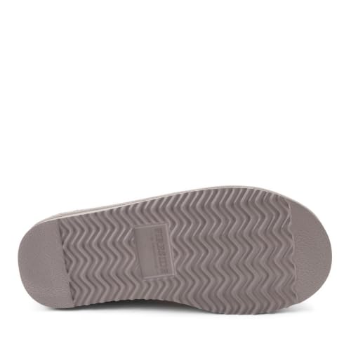Image of Fireside by Dearfoams Women's Greta Genuine Shearling Clog Slippers, 100% Natural Suede Clogs for Outdoor & Indoor