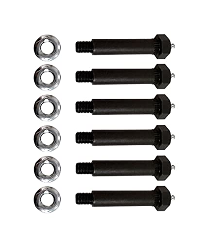 Set of 6 Bolt 9/16 x3 Shackle Grease Type Eye 