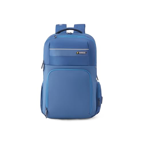 Image of American Tourister Segno 4.0 | 30 Ltrs | 3 Compartments | Bottle Pocket | Ergonomic Padded Back Panel & Shoulder Straps | Laptop Backpack | 1 Year International Warranty | Navy