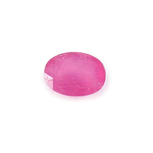 Rubis véritable en vrac 6.09 carats pierre astrologique ovale 12x9mm