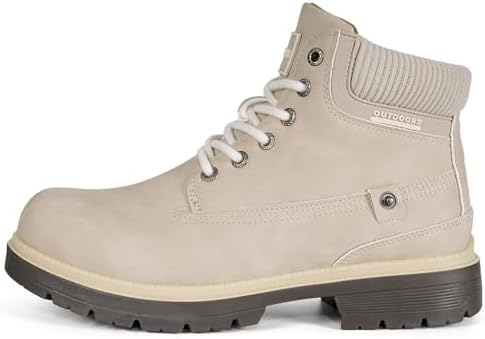 Eagsouni Hiking Boots for Women Winter Snow Casual Work Boots Waterproof Lightweight Hiking Shoes for Trekking Camping Walking | Image 1