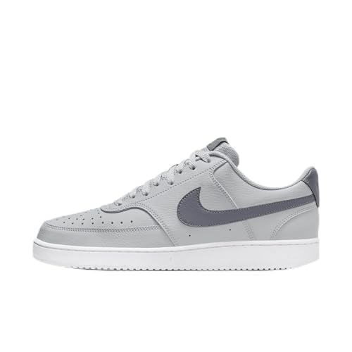 Nike Court Vision Low Next Nature Men's (FQ7669-001, Wolf Grey/Light Carbon-Midnight Navy) Size 7.5