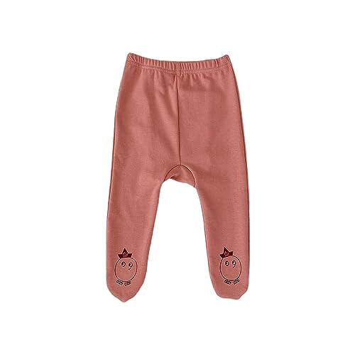 Girls Leggings 𝐂artoon Pattern Print Pantyhose Baby Girls Elastic Waist Casual Wear Children Plain Cotton Leggings