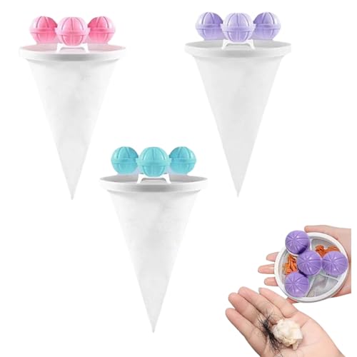 3 Stück Filterbeutel Waschmaschine Haarentferner, Tierhaarentferner Waschmaschine, Haar Filterbeutel Wiederverwendbar Haarfilter Für Bettwäsche, Hosen, Daunenjacken, Jeans, Handtücher