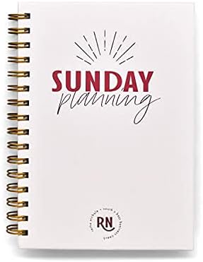 Sunday Planning Journal - Plan 5 things weekly