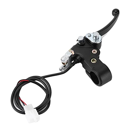 Fydun Palanca de Freno Derecha, 22 Mm Universal Palanca de Embrague de Motocicleta Percha de Manija de Freno con Cable para 2 Tiempos Mini Quad ATV