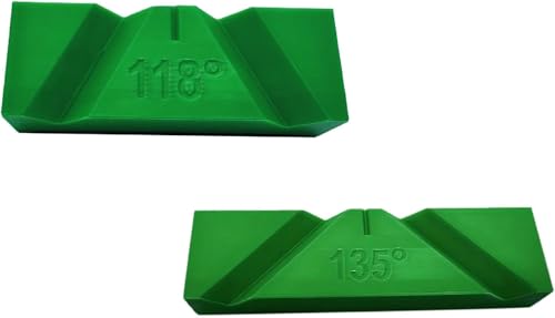 2PCS Drill Bit Sharpening Guide Jig – Dual Angle 118° & 135°, Portable Bit Grinding Tool for Twist Drill Bits, High Precision Angle Sharpener for Metal Wood Plastic – Compatible with Bench Grinders