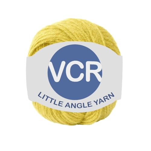 Image of VCR 4 Ply Butter Milk Little Angle Yarn, 25 Grams, 92 Meters Length, 100% Acrylic Soft Baby Knitting Yarn for Crochet, Newborn Sweaters, Soft Baby Socks, Mittens and Leggings, Pack of 1