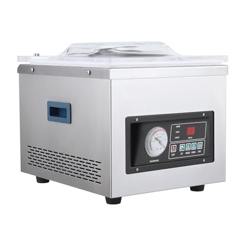 Chamber Vacuum Sealer Machine,180w-320w，Dz-260A 6.5 M³/H Pump Rate,Microcomputer Controlled,Household and
