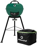 OUTDOORCHEF Gas Kugelgrill City 420 G SE Green mit Tragetasche