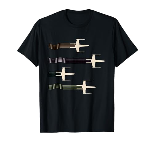 Image of Star Wars X-Wing Starfighters Flight Pattern T-Shirt