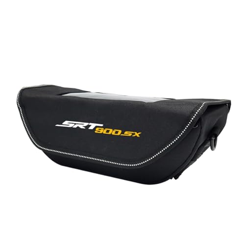 Sac de guidon pour QJ Motor SRT 900 SX sacoche de navigation et voyage moto noire