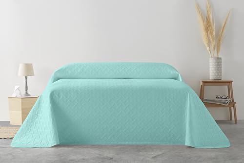 Degrees Home Liso – Colcha Boutí Fina para Todas Las Estaciones – Cubre Cama Multiusos Diseño Unicolor Suave, Lavable y Ligero 100% Microfibra (180x260) – Ideal para Camas 90/105/135/150/180 - imagen 3